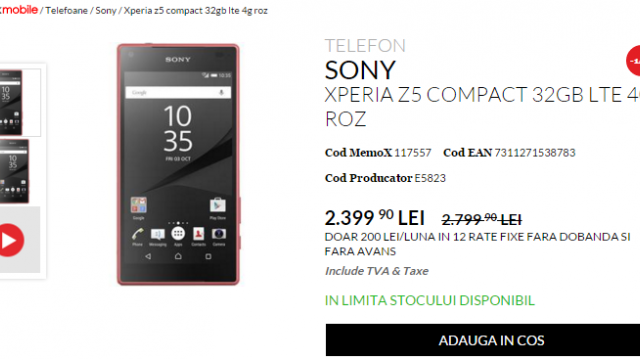 <b>Reducerile QuickMobile de weekend revin; primul discount pentru Xperia Z5 Compact și prețuri speciale la gadget-uri</b>Este vineri, ceea ce &icirc;nseamnă că ne putem pregăti pentru reducerile QuickMobile de weekend, magazin online care aduce c&acirc;teva oferte foarte interesante astăzi. Prețurile reduse le puteți &icirc;nt&acirc;lni la diverse produse, de la...