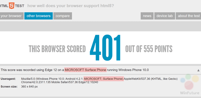 <b>Microsoft Surface Phone revine în actualitate prin intermediul unei scăpări în baza de date a unui benchmark</b>De 3 ani se vorbeşte despre un Microsoft Surface Phone, ca de un soi de telefon Nexus al celor de la Microsoft. Ei bine, azi el revine &icirc;n actualitate, printr-o scăpare &icirc;n baza de date a unui benchmark. &nbsp; Aflam &icirc;n această toamnă...