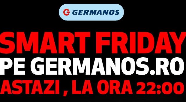 <b>Germanos.ro dă startul reducerilor de Black Friday, astăzi de la ora 22:00; iată câteva dintre acestea</b>Și Germanos.ro se află pe lista de magazine ce organizează o campanie de reduceri cu ocazia Black Friday, magazin ce va da startul chiar astăzi la ora 22:00. Desigur, campania se va &icirc;ntinde pe mai multe zile, mai precis &icirc;n perioada 19 - 22...