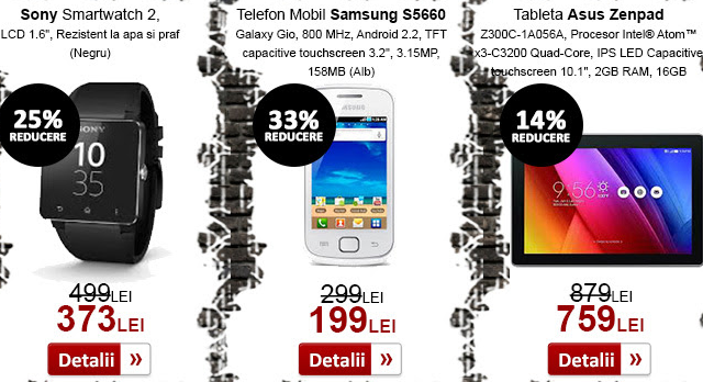 <b>evoMAG.ro ne oferă un preview al reducerilor de Black Friday; startul se dă la ora 00:00</b>Au mai rămas doar 2 ore p&acirc;nă ce evoMAG va da startul reducerilor de Black Friday, o campanie ce se anunță bogată &icirc;n oferte variate, iar acum avem ocazia să vedem și un preview al produselor ce vor fi listate. La mare căutare vor fi...