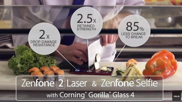 <b>ASUS ZenFone 2 Laser şi ZenFone Selfie sunt telefoane numai bune pentru tăiat sushi pe ele (Video)</b>ASUS a pornit o nouă campanie promoţională pentru handseturile sale ZenFone, &icirc;n care subliniază rezistenta terminalelor. Ei se axează pe ASUS ZenFone 2 Laser şi ZenFone Selfie &icirc;n clipul de mai jos, ambele rezistente la o sesiune de...
