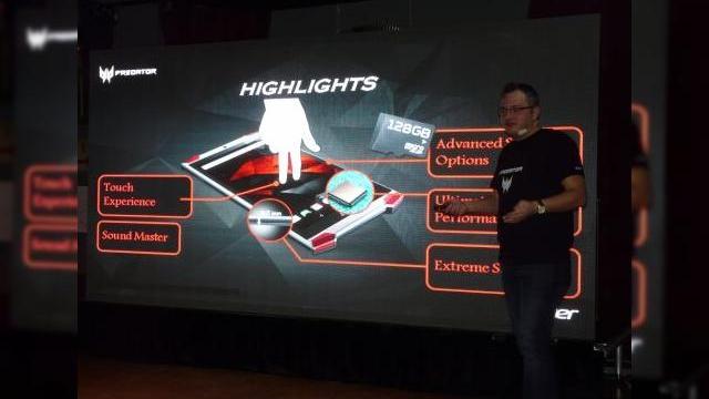 <b>Acer lansează gama Predator în România: PC-uri şi laptopuri de gaming, dar şi o tabletă Predator G8 cu hands on Mobilissimo.ro la pachet (Video)</b>Ieri, pe 3 decembrie am participat la un eveniment organizat de Acer &icirc;n Bucureşti, axat pe prezentarea noii game de produse de gaming a companiei chineze. Terminalele au fost expuse &icirc;ntr-un club din Capitalai, fiind vorba despre laptopuri de...
