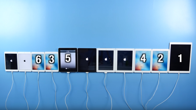 <b>Toate iPad-urile lansate până acum supuse unui test de viteză în tandem; Apar şi câteva surprize (Video)</b>Cu un presupus iPad Air 3 gata de lansare la primăvară şi iPad Pro fiind starul gamei de tablete de la Apple &icirc;n acest an, e cazul să facem o recapitulare a modelelor de la primul iPad &icirc;ncoace. Şi ce recapitulare poate fi mai bună...