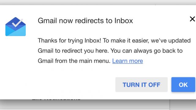 <b>Google ar putea închide Gmail, a început deja să redirecţioneze mailurile către Inbox</b>Google a avut de-a lungul timpului nu doar proiecte fantastice &icirc;n dezvoltare, ci şi eşecuri, cum e cazul lui Google Buzz sau Wave. &Icirc;n schimb alte servicii au fost &icirc;nchise mult prea devreme, deşi se bucurau de popularitate, precum...