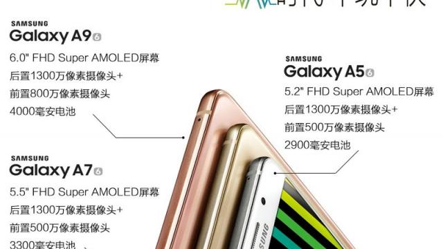 <b>Samsung Galaxy A9 detaliat pe Weibo; Vine cu baterie de 4000 mAh, ecran Full HD de 6 inch şi CPU Snapdragon 620</b>Samsung Galaxy A9 are parte de o scăpare nouă azi, care ne pregăteşte de debutul sau, ce &icirc;l urmează pe cel al modelelor Galaxy A5, A3 şi A7 ediţia 2016. Zvonurile afirmă că Galaxy A9 va sosi la CES 2016, iar prin intermediul lui...