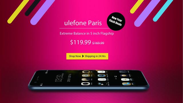 <b>Ulefone ne-a pregătit o promoție specială cu ocazia Noului An; smartphone-urile Paris și Paris X costă acum doar 119.99 dolari</b>&Icirc;ncă doar c&acirc;teva zile și putem spune bun venit Noului An, perioadă ce va fi marcată cu siguranță de o mulțime de lansări de smartphone-uri, tablete, dar și ceasuri inteligente. P&acirc;nă atunci &icirc;nsă, avem ocazia ca astăzi...