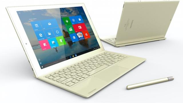<b>CES 2016: Toshiba Dynapad 12 anunţată oficial, drept o tabletă cu Windows 10 şi un stylus high end la pachet</b>Toshiba a ales productivitatea în format compact drept punct cheie pentru prezentarea sa de produs de la CES 2016. Rezultatul e modelul Toshiba Dynapad 12, o tabletă cu ecran de 12 inch, Windows 10 la bord şi un stylus high end la pachet. ...