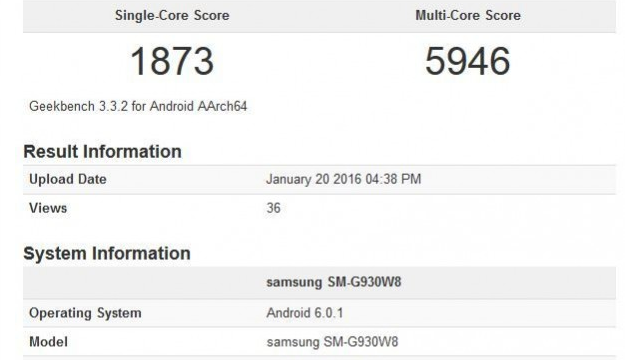 <b>Specificaţiile lui Samsung Galaxy S7 îşi fac apariţia în GeekBench, in varianta cu procesor Exynos 8890</b>După ce ieri vedeam listate în AnTuTu specificaţiile lui Samsung Galaxy S7, azi e rândul unei scăpări în GeekBench să aibă loc. Ea dezvăluie la rândul său dotările acestui nou flagship. Terminalul apare sub numele...