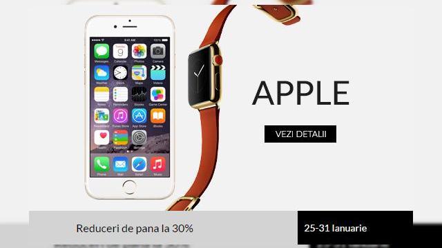 <b>Smartphone-urile și tabletele Apple acum cu 10% reducere prin intermediul QuickMobile.ro; avem prețuri speciale și pentru accesorii</b>Luna reducerilor QuickMobile se apropie de sfârșit, această ultimă săptămână fiind dedicată exclusiv produselor marca Apple. Astfel, de astăzi și până duminică la ora 24:00, avem parte de reduceri în valoare de 10%...