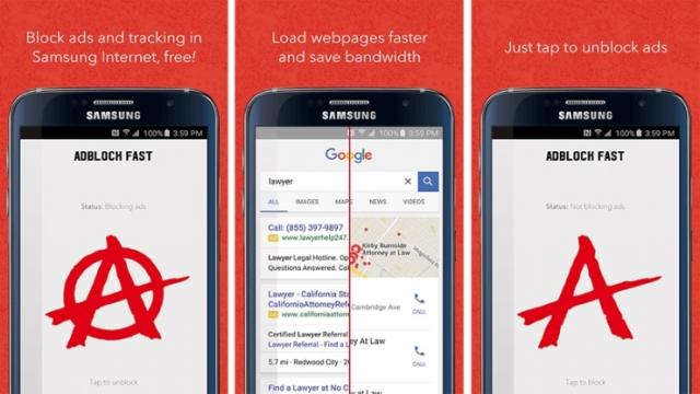<b>Google înlătura din Play Store aplicaţia de adblocking dedicată browserului web Samsung</b>Scriam cu c&acirc;teva zile &icirc;n urmă că Samsung a lansat propria soluţie AdBlocker&nbsp;pentru browserele de pe telefoanele sale, iar acum aflăm că Google a reacţionat (negativ) la această mutare. Se pare că marele G a decis să...