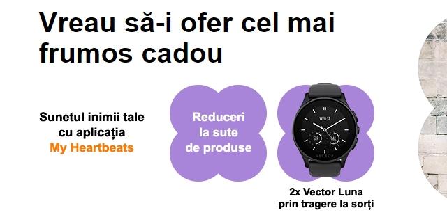 <b>Orange sărbătorește Valentine’s Day cu reduceri speciale; se pun la bătaie și două smartwatch-uri Vector Watch prin concurs</b>Valentine&rsquo;s Day este la doar două zile distanță, sărbătoarea iubirii ce anunță &icirc;ntr-un fel sau altul și faptul că primăvara este aproape. Pentru a ne bucura cum se cuvine de această perioadă, Orange vine &icirc;n...