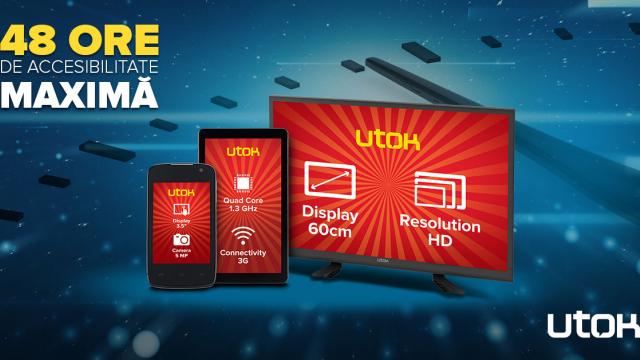 <b>UTOK dă startul unei noi campanii promoționale; 48 ore de reduceri pentru cele mai atractive produse din portofoliu</b>Cei de la UTOK ne-au obișnuit în ultimul timp cu oferte promoționale foarte interesante, campanii ce ne aduc reduceri la mai toate produsele comercializate pe platforma utok.ro. De astăzi de la ora 10:00, UTOK vine cu o campanie similară...