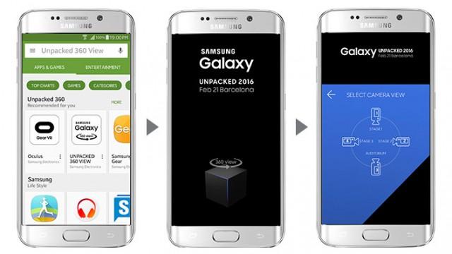 <b>Samsung lansează o aplicaţie ce permite urmărirea evenimentului Unpacked 2016 la 360 de grade, folosind un headset VR si nu numai</b>Urm&acirc;nd exemplul celor de la OnePlus, care au lansat modelul OnePlus 2 cu un artificiu similar, Samsung va permite vizualizarea evenimentului sau Unpacked 2016 la 360 de grade. Sud corenii au lansat o aplicaţie specială &icirc;n Play Store, numită...
