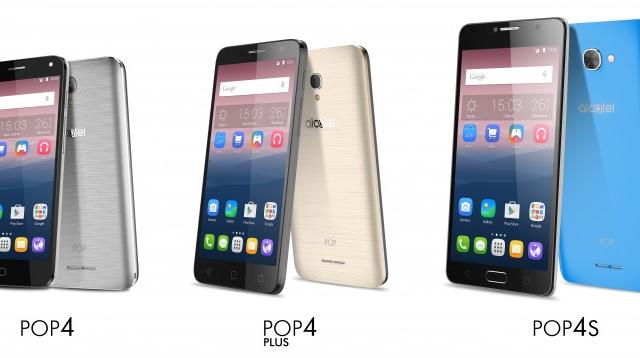 <b>MWC 2016: Alcatel Pop 4, Alcatel Pop 4+ şi Alcatel Pop 4S debutează în Barcelona, cu şasiuri colorate şi personalizabile</b>Alcatel şi-a extins seria de telefoane printr-o lansare la Barcelona, la MWC 2015 de modele din gama Pop 4. E vorba despre Alcatel Pop 4, Alcatel Pop 4+ şi Alcatel Pop 4S, pe care le detaliem mai jos. &nbsp; Alcatel Pop 4 e primul pe listă, cu un ecran...
