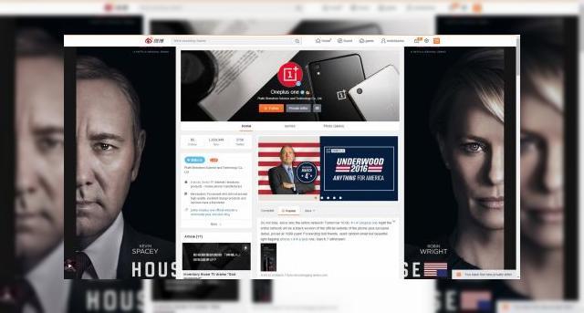<b>Telefoane OnePlus în House of Cards?! Doar în sezonul 4, printr-un parteneriat inedit</b>Cei care se uită &icirc;n aceste zile la serialul House of Cards, sezonul 4 pe Netflix vor observa că pe l&acirc;ngă foarte multe modele Windows Phone şi iPhone-uri marii jucători din politica americană folosesc şi un device inedit. E vorba despre...