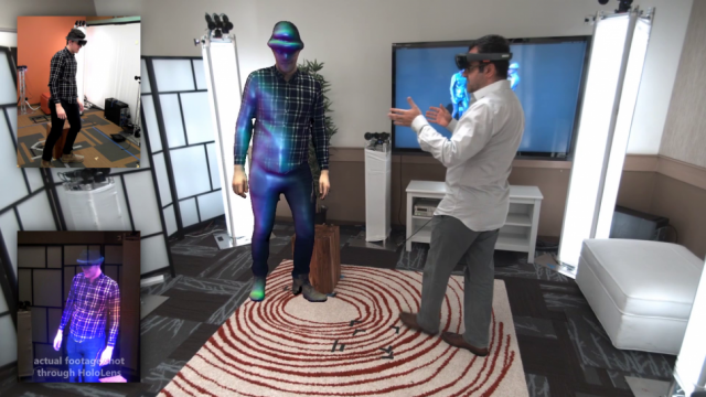 <b>Microsoft lansează conceptul de "holoportare": interacţiunea cu o hologramă 3D a unei persoane aflate la distanţă</b>Desprinsă parcă direct din serialul Silicon Valley, ideea de "holoportare" a fost recent lansată de Microsoft şi implică interacţiunea cu o persoană aflată la mare distanţă prin intermediul unei holograme 3D. &nbsp; &nbsp; Proiectul vine de la...