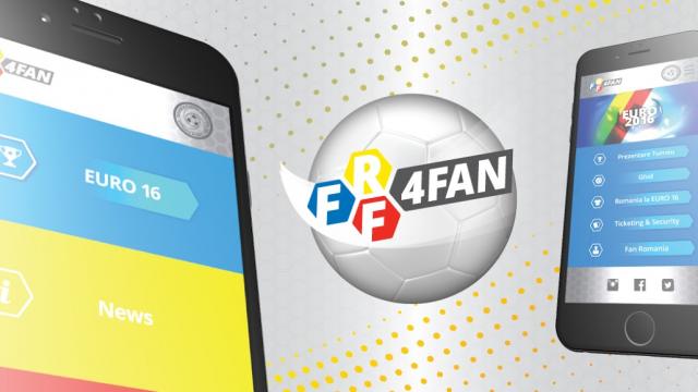 <b>Federaţia Română de Fotbal lansează aplicaţia FRF4FAN, pentru suporterii care vor să fie la curent cu evoluţia de la EURO 2016</b>La începutul acestei săptămâni, Federația Română de Fotbal a lansat aplicația FRF4FAN - software disponibil pe terminalele ce rulează Android sau iOS, și care aduce informații utile despre meciurile naționalei la competiția EURO 2016. Aplicația ne aduce