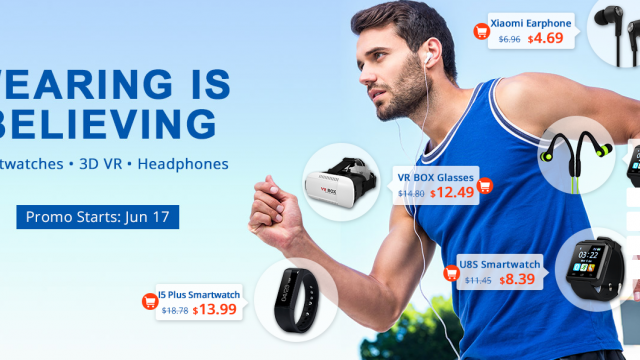 <b>Device-urile purtabile beneficiază de prețuri speciale prin intermediul unui retailer chinez</b>Atât smartwatch-urile, cât și brățările inteligente sunt la mare căutare în această perioadă - device-uri purtabile ce aduc numeroase funcționalități chiar la încheietura mâinii. De astăzi cei de la EverBuying dau startul unei campanii speciale de reducer