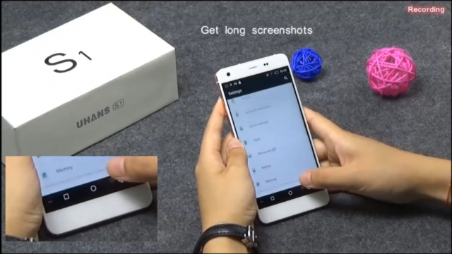<b>Telefonul Uhans S1 vine cu funcţii screenshot speciale şi de înregistrare a ecranului</b>UHANS S1 se numără printre smartphone-urile recent lansate în China, terminal ce beneficiază atât de un design atrăgător dar și de un pachet hardware interesant în raport cu prețul său de comercializare. Acest produs vine la pachet cu funcții software ca