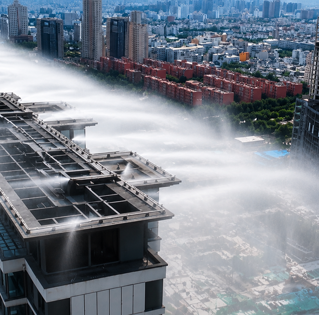 În China, sistem de „ploaie artificială” pentru răcorire face senzație pe rețele
