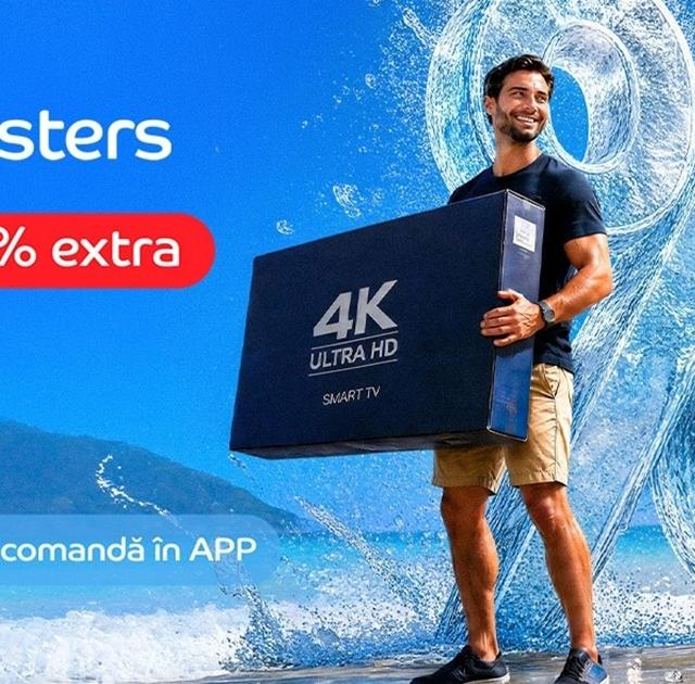 Stock Busters la eMAG: Oferte la telefoane, televizoare și electrocasnice