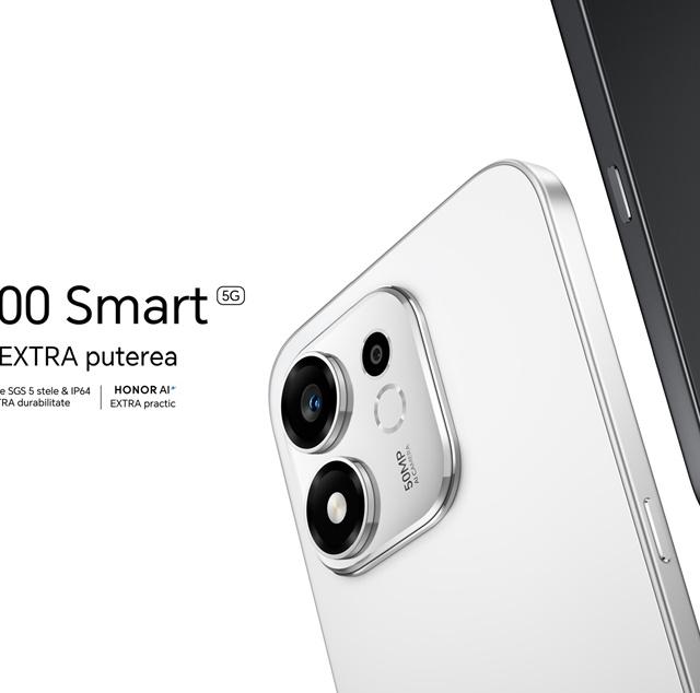 HONOR 600 Smart 5G, lansat în România cu baterie uriașă și funcții AI