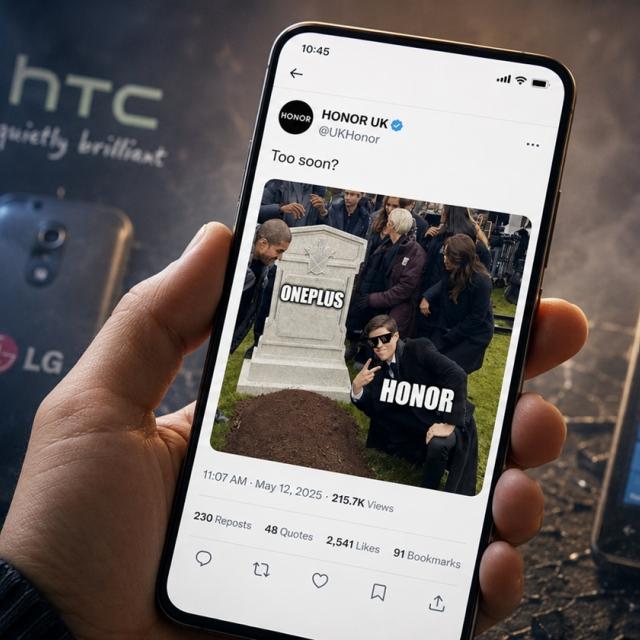 HONOR ironizează OnePlus după retragerea din Europa cu o postare pe X