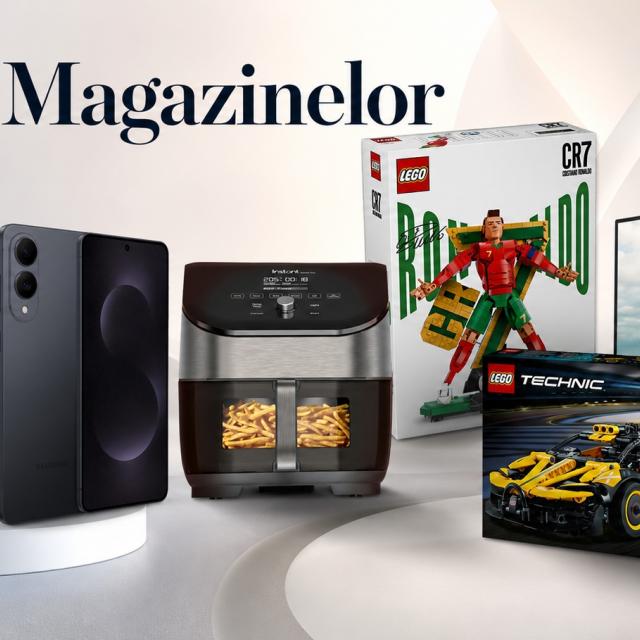 Turul Magazinelor: Monitor 31", LEGO cu fotbaliști și discounturi Samsung Galaxy S25