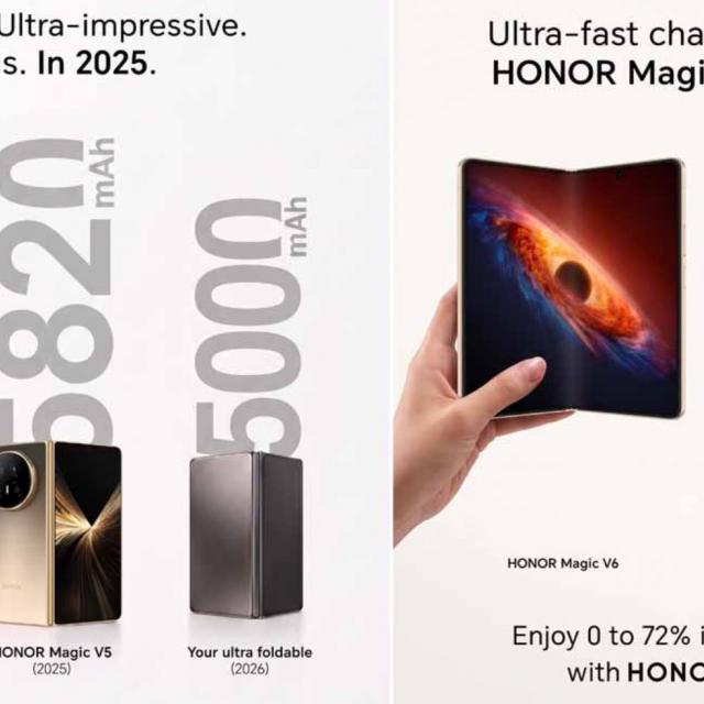 HONOR ironizează noile pliabile Samsung cu postere umoristice despre baterie și încărcare