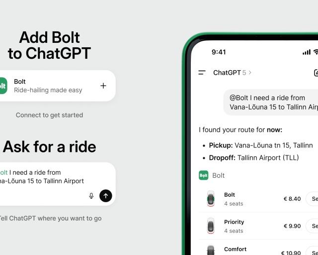 Cum poți rezerva o cursă Bolt folosind ChatGPT: funcția este disponibilă și în România