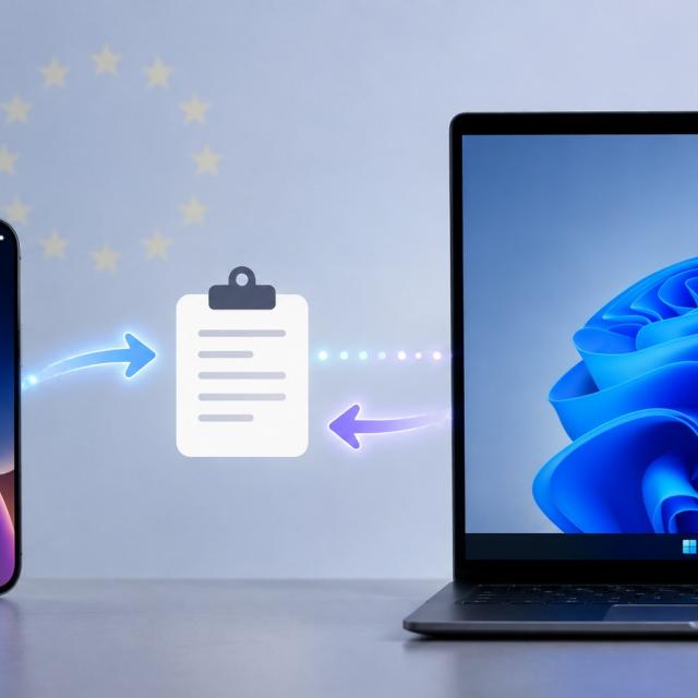 Apple și Microsoft lucrează la clipboard comun între iPhone și Windows 11