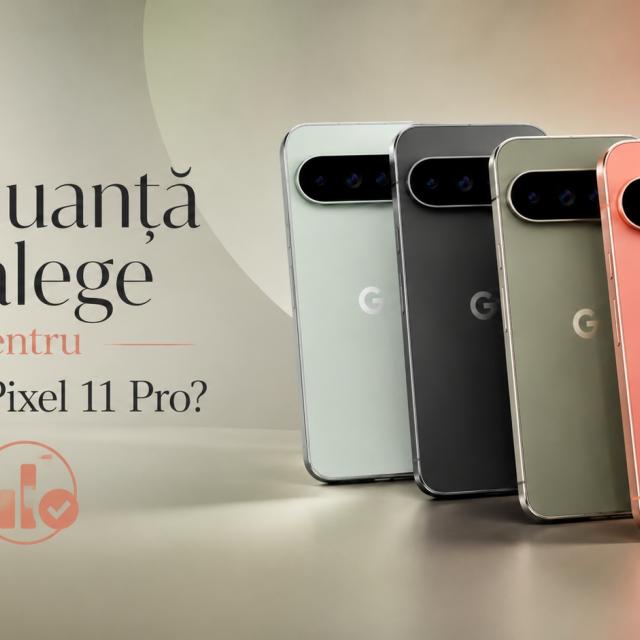 Cât contează culoarea în alegerea unui nou smartphone? Opțiunile pentru Google Pixel 11 Pro