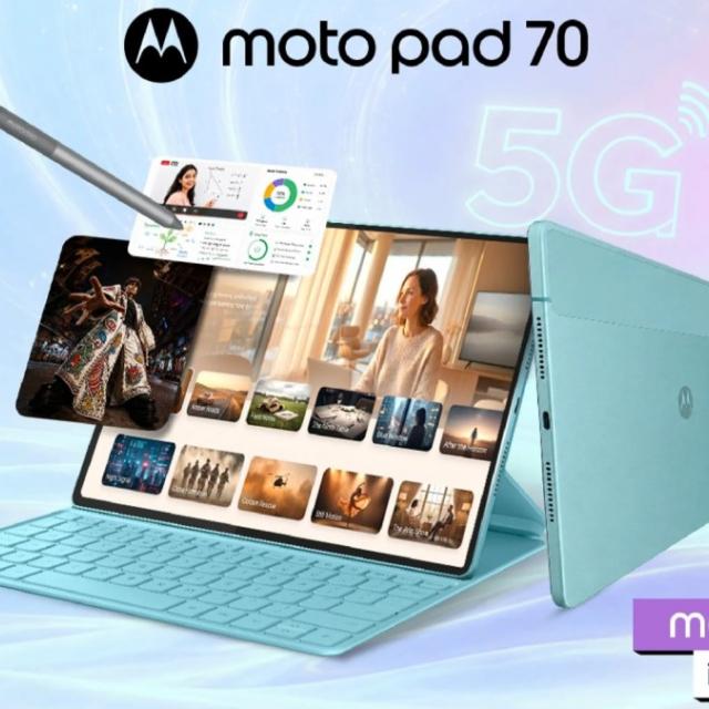 Motorola are acum trei tablete Pad 70; Modelul de bază mizează pe 5G și ecran de 12,1 inch